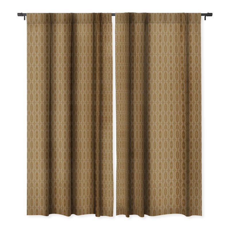 Rideau occultant en polyester Yosha, L 50 po x L 63 po