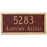Harrison 2-Line Wall Address Plaque