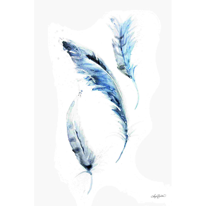 2882732 Bleu plume, H 18 po x l 12 po x P 1,25 po