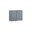 Mowgli Sliding Door Wardrobe, 2 Shelves and Shelf Cross 3-Piece Set-985388704