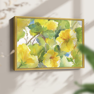 Citrus Hibiscus II -Framed Print - Restickable