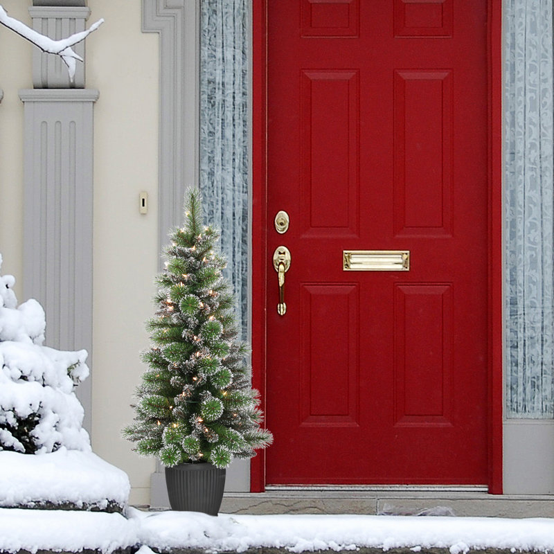 Arbre de Noël pin vert 4 pi avec 70 lumières