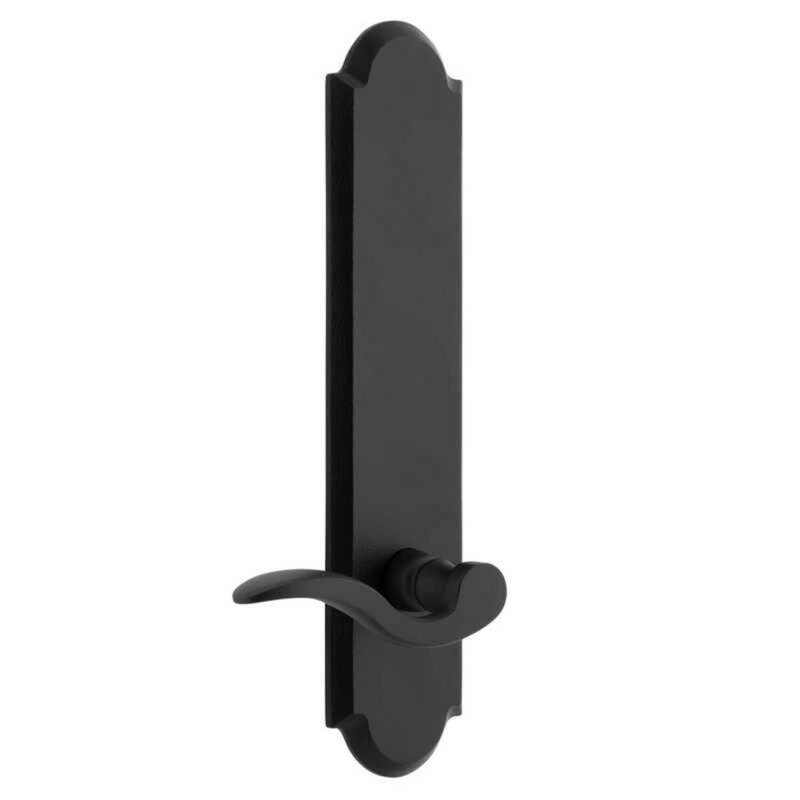 Ageless Iron Dome Tall Plate Single Dummy with Palisade Lever, Passage ( Hall & Closet), Left Handed, 2 3/8"