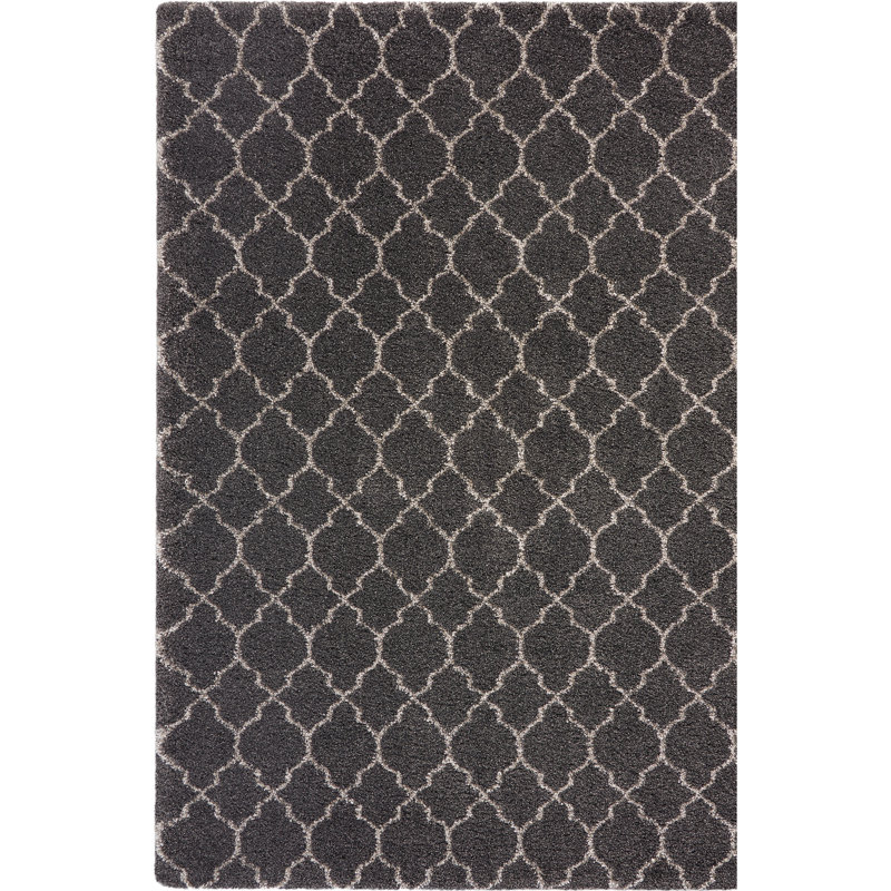 Youn Moroccan Indoor Rug, Rectangle 6'7" x 9'6"