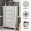 Commode 5 tiroirs Mikado