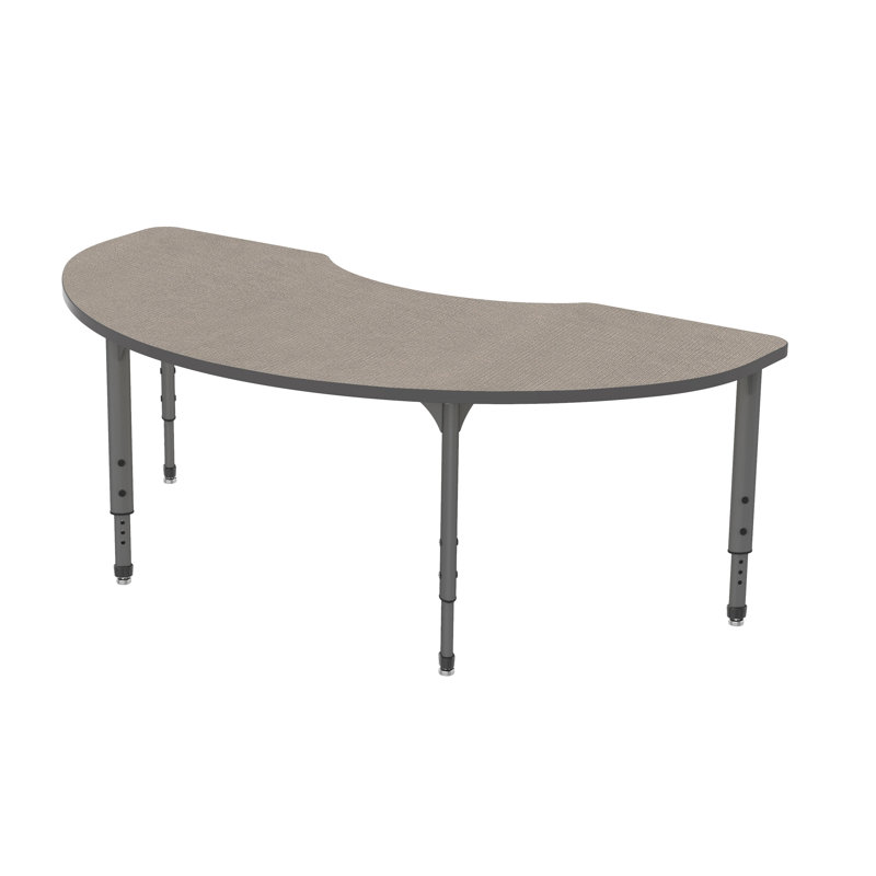 Table d'activité pour les reins Apex Series, Filet étain, Gris