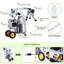 Machine à traire électrique portative de 25 L pour vaches, avec seau en acier inoxydable 304 et système de pulsation sous vide automatique.