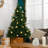 10.75" White Tealight Snowman With Star Cut-Outs Christmas Candle Holder