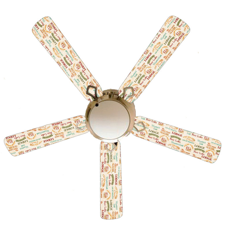 Ventilateur de plafond 5 pales 52 "