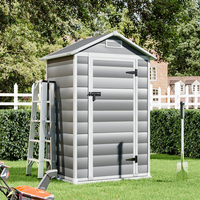 PP Plastic Tool Shed – Grey