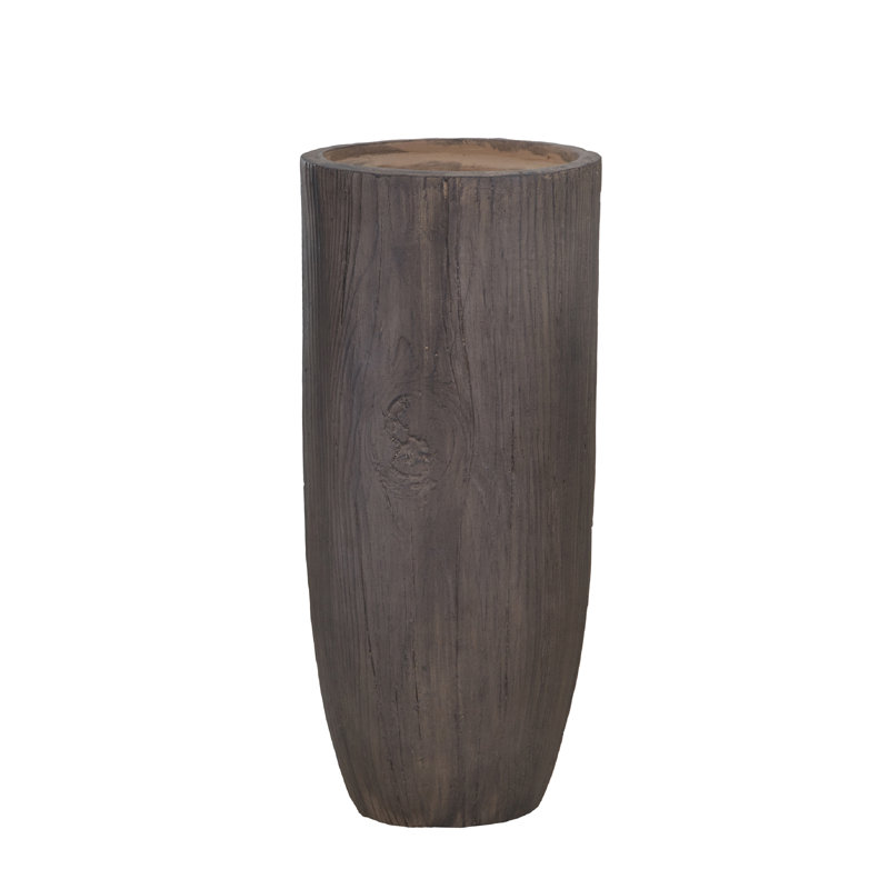 Panama Fiberstone Planter for Indoors and Outdoors, H 28 po x l 14 po x P 14 po