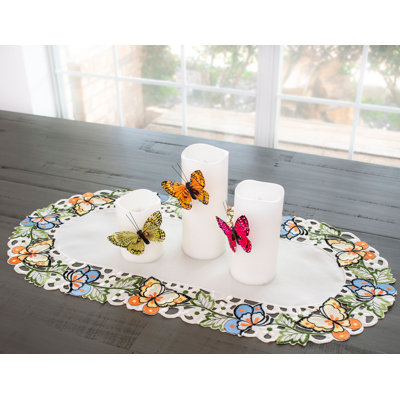 Offerman Butterfly Table Runner