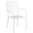Janeth 35.5'' Square Indoor-Outdoor Steel Patio Table Set with 2 Square Back Chairs-24678967