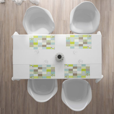 Polyester Patchwork Rectangle Placemat