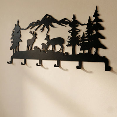 Deer Family Metal Wall Mounted Ihssan