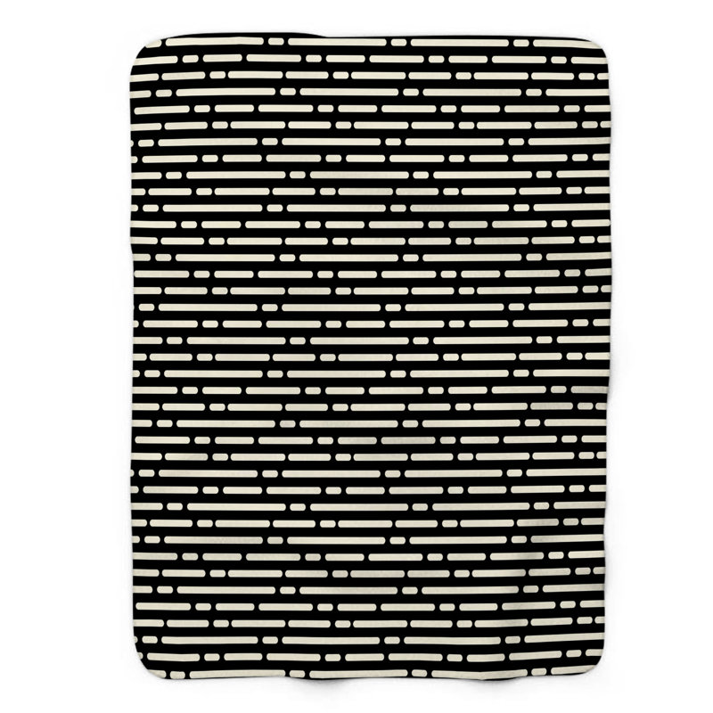 Neutral Lines - 1 pièce Sherpa Premium Couverture 0120, L 50 po x L 60 po