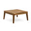 Table basse et d'angle rouge - bois, design à lattes chic, coussins d'eau, magnifiques dossiers multicolores, canapé modulaire