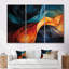 Ensemble de décorations murales rétro Blue Orange-261312920-261312917
