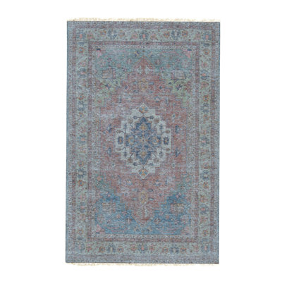 Durable and Stylish Hand-Knotted Red Classic Traditional Heriz Serapi Wool Rectangular Area Rugs Area Rug