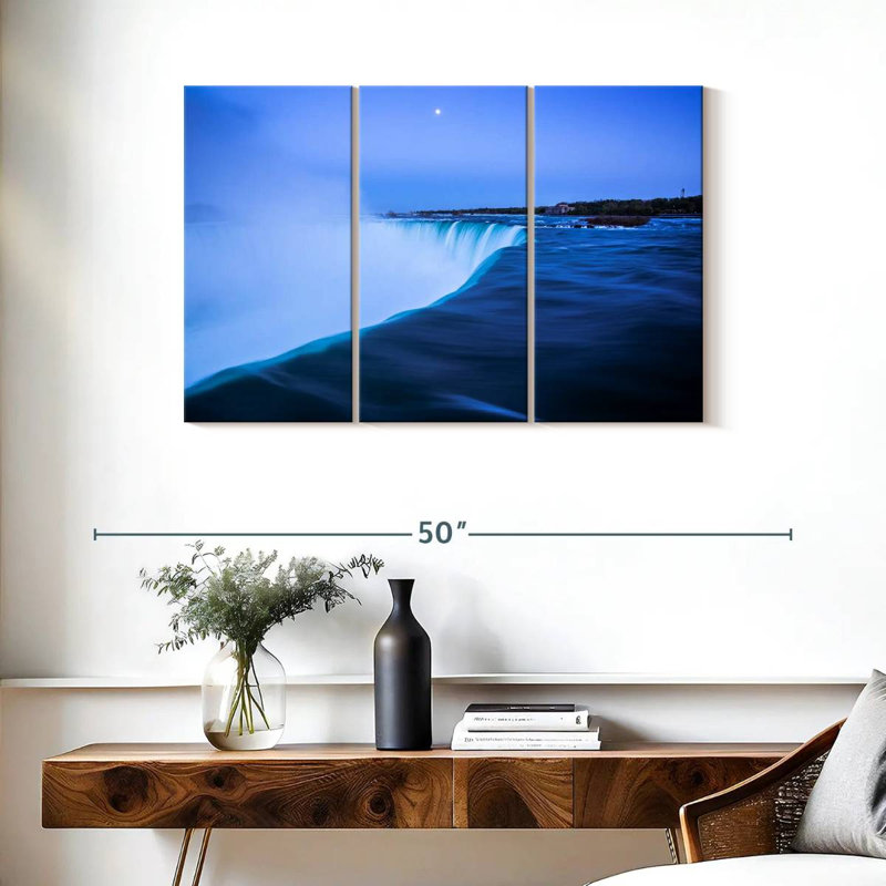 Alvord Niagara Falls Blue Hour, 24" H x 38" W