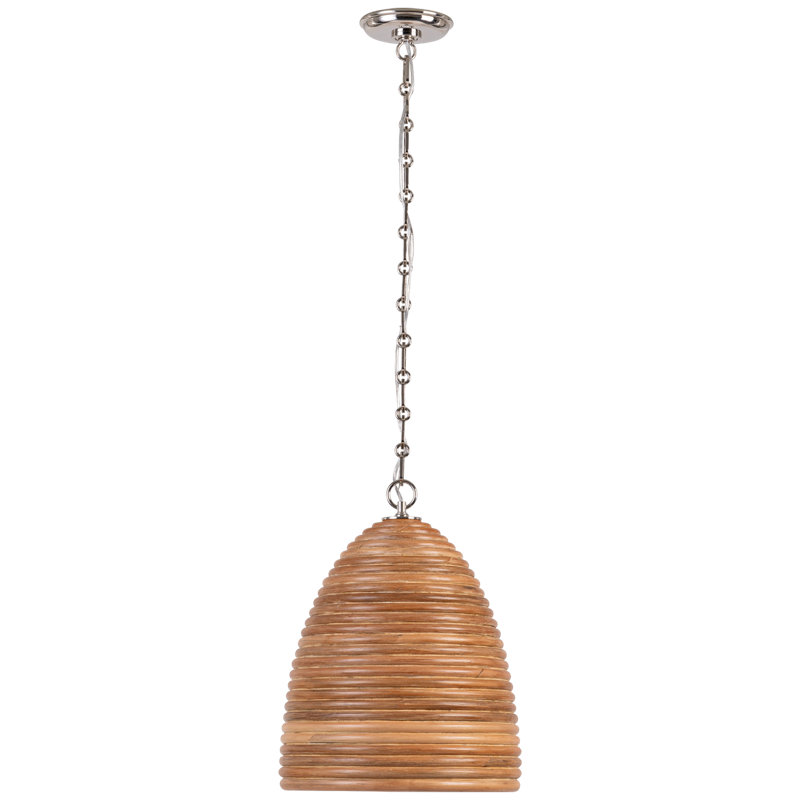 Emerson 1 - Light Pendant, Natural, Polished Nickel