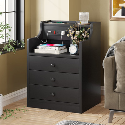 Nightstand with Charging Station