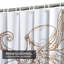 Rideau de douche avec 12 crochets Octopus-997270945