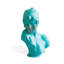Objet décoratif en résine turquoise en forme de femme