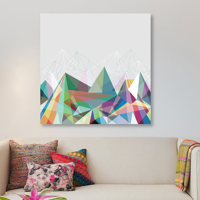 « colorflash vii », impression sur toile, H 26 po x l 26 po x P 1,5 po