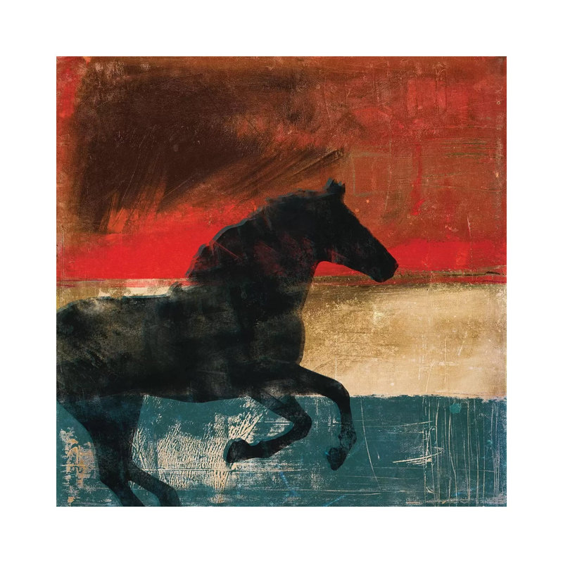 «Wild and Free II» par Dan Meneely, impression sur toile tendue, H 12 po x l 12 po x P 0,75 po