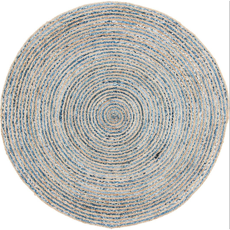 Williar Hand Woven Jute Rug, Round 3'
