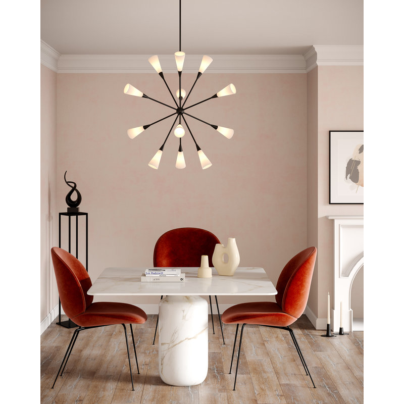 Lustre de 39 po Cosmo, Noir