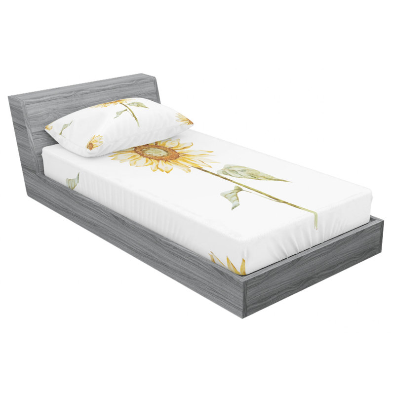 Microfiber Sheet Set, Twin XL Sheet Set with Fitted Sheet