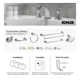 Kohler Devonshire Rite-Temp Bath and Shower Trim Set with Slip-Fit or NPT Spout, Valve Not Included