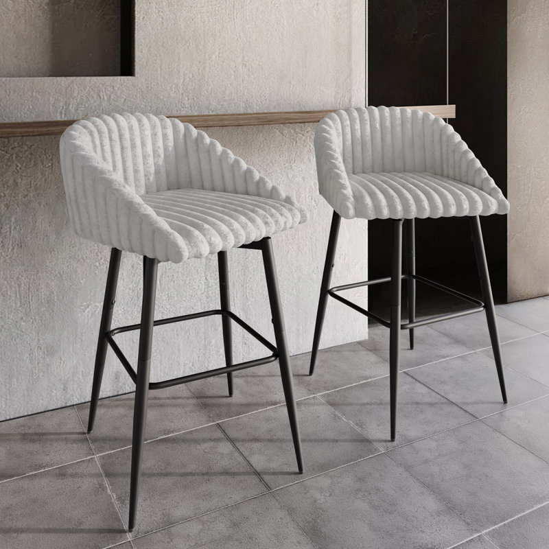 Chaise de bureau pivotante en métal noir en velours gris clair, Gris clair
