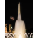 Washington Monument And Second World War Print by Steven Heap