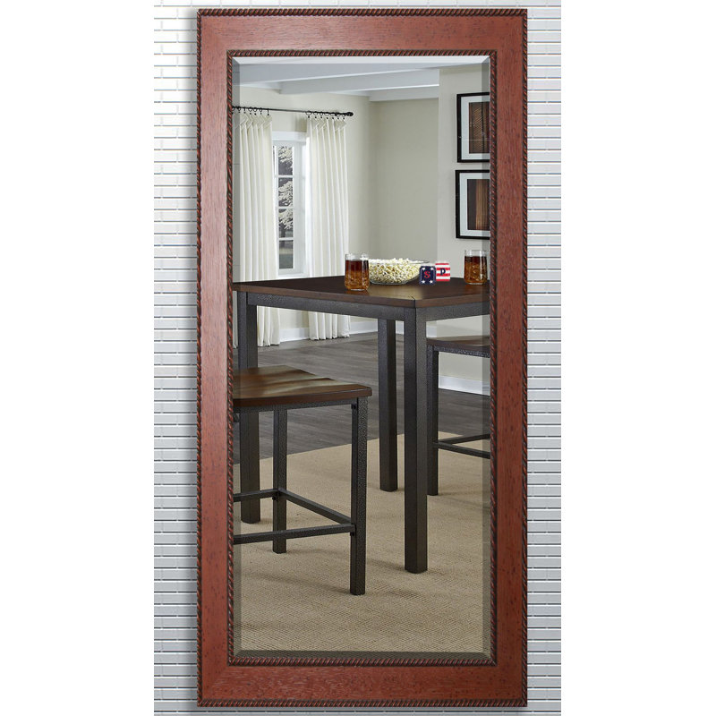 Merlene Solid Wood Flat Mirror, 65" H x 30" W