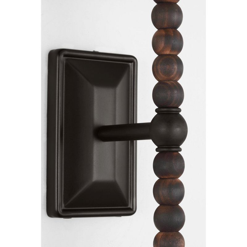 1 - Light Armed Sconce, 16.88, Aged Iron