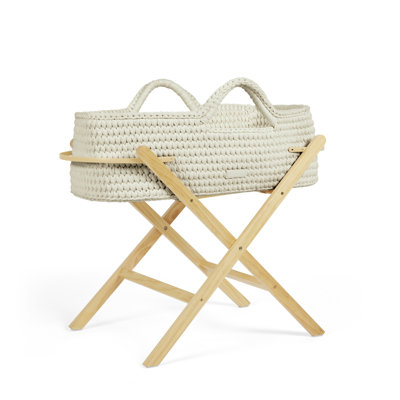 Nova Moses Basket & Pine Stand