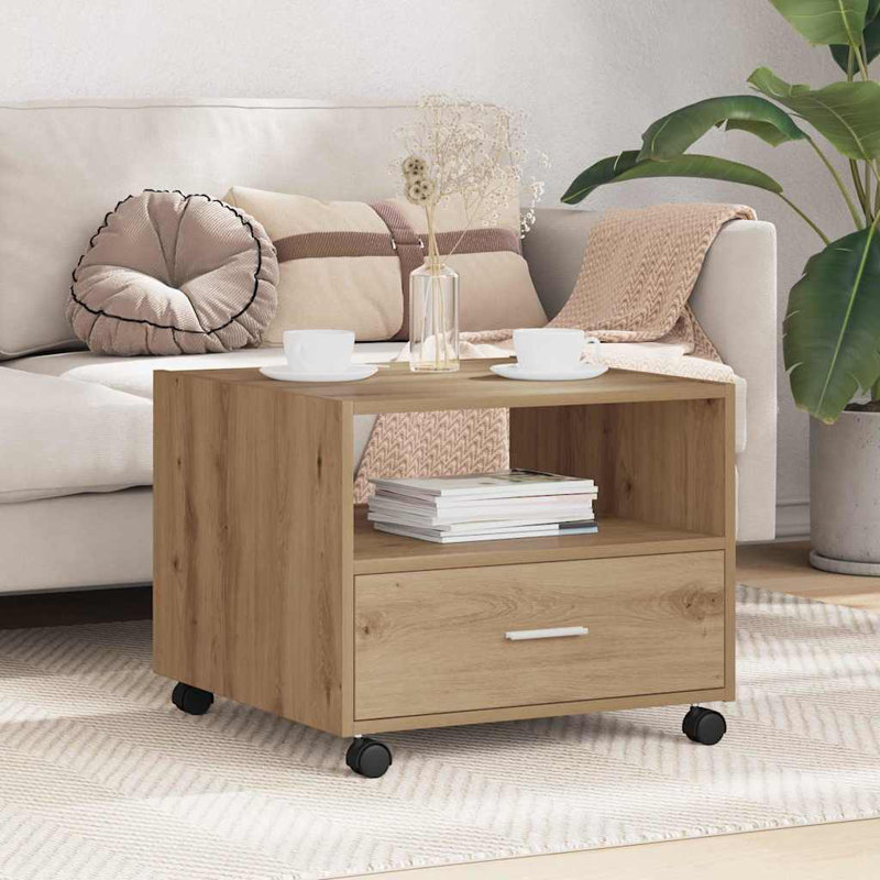 Coffee Table with Storage, Artisan Oak