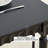 Black Rectangular Solid Wood Dining Table-1403274626