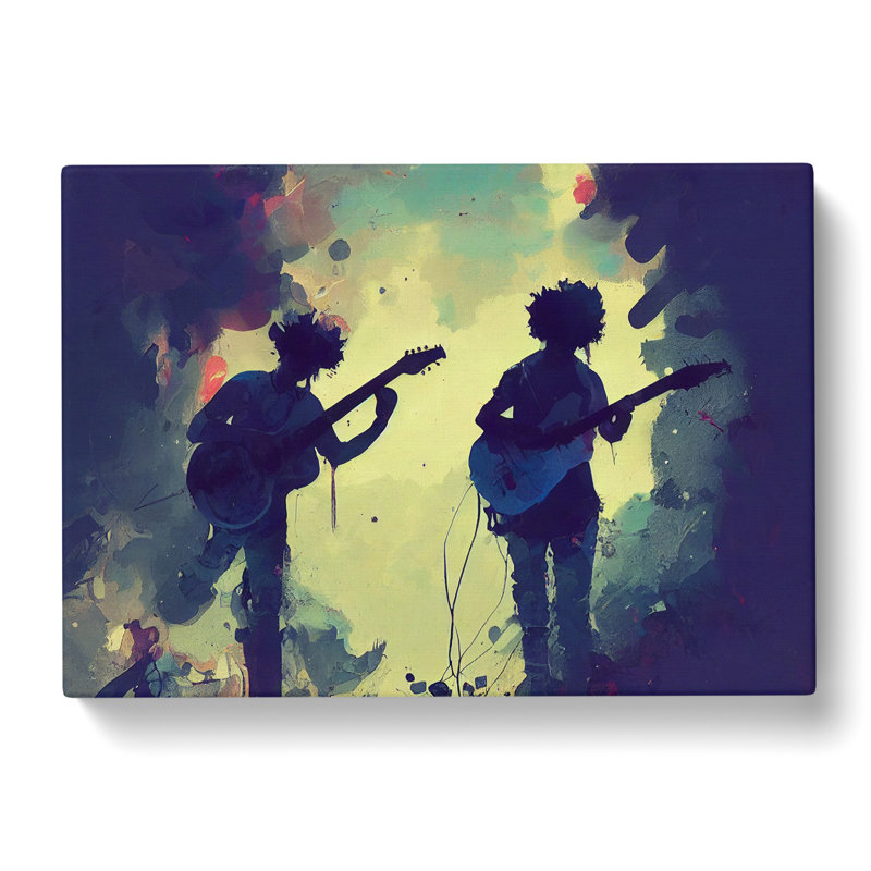 Guitar Rock Band Vol.2 - Wrapped Canvas, 35cm H x 50cm W x 3cm D