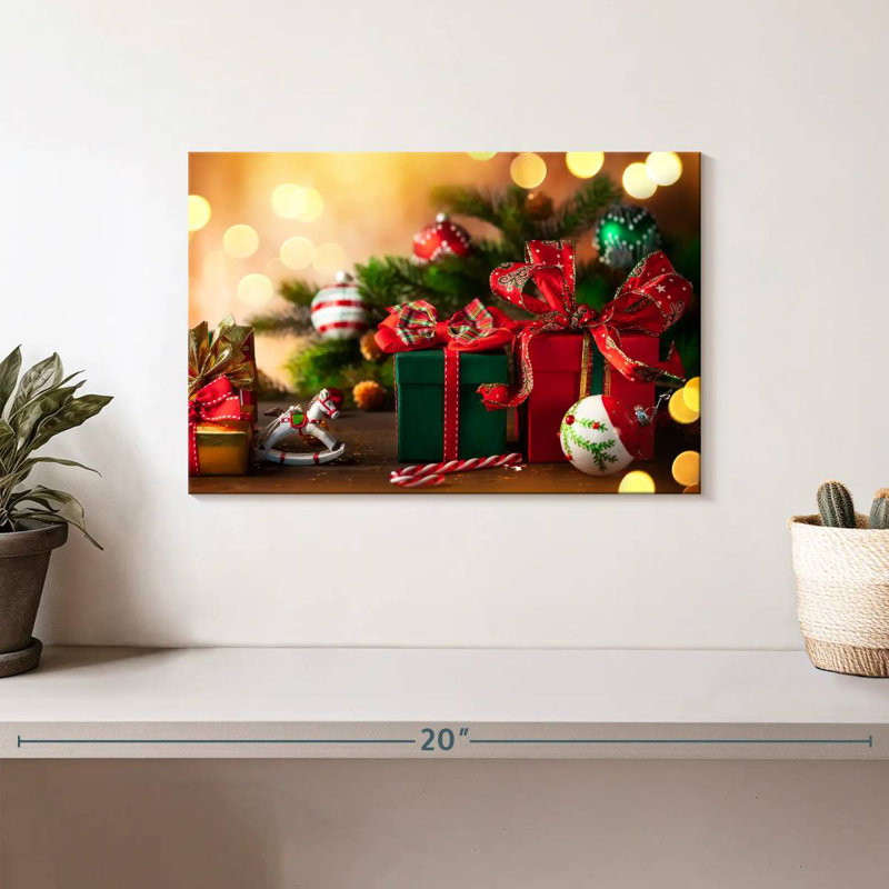 Cadeaux de Noël, H 8 po x l 12 po