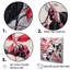 Feuilles botaniques rouges et noires minimalistes II-1264385172-1264385174