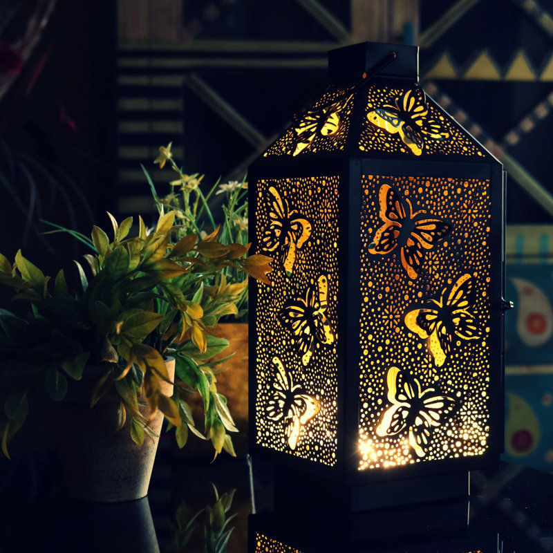 12'' H Metal Tabletop Lantern