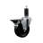 Phenolic Swivel Expanding Stem Caster with Brake SCC PLB 4" x 1-1/4"