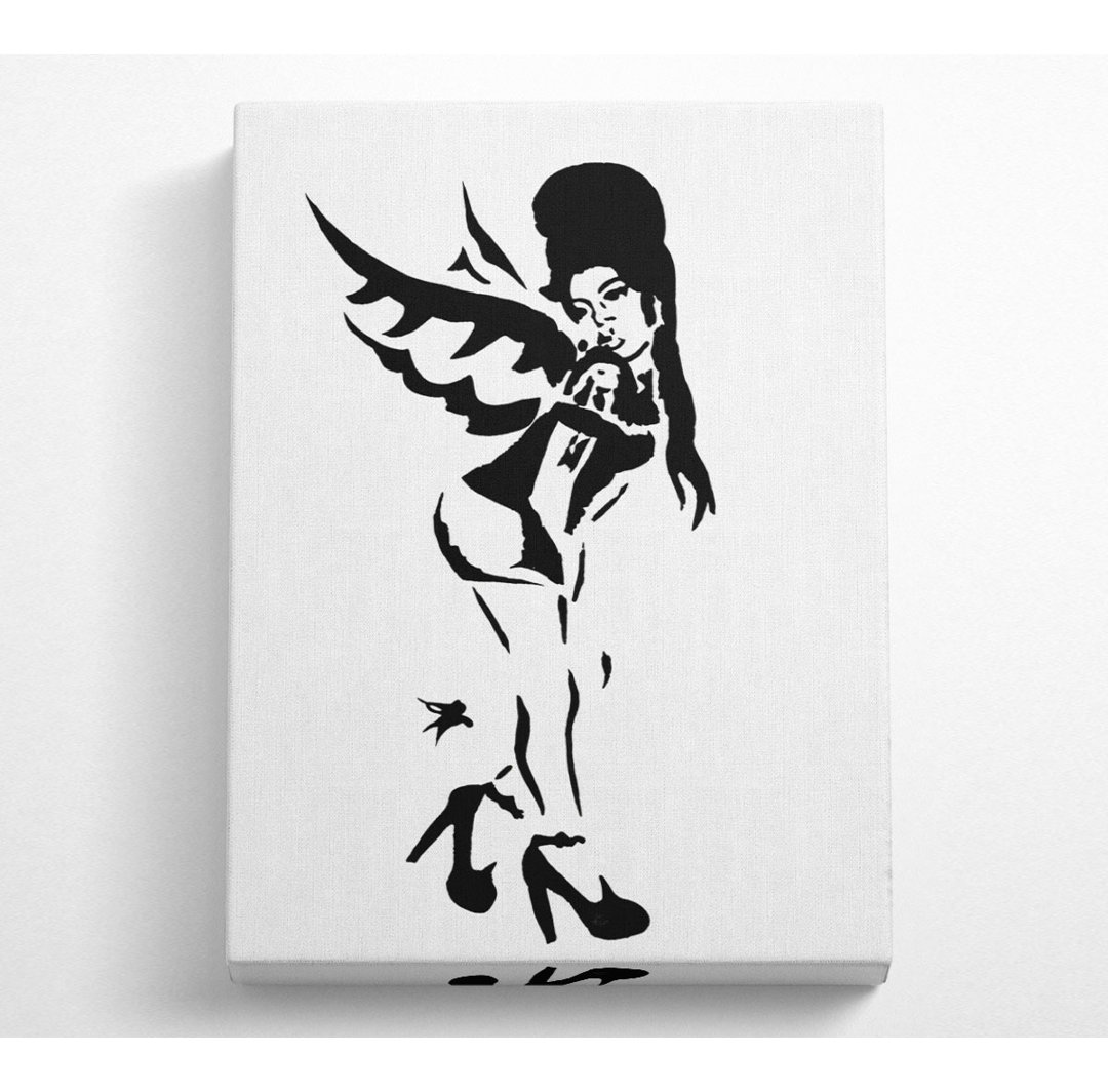 Amy Winehouse Wings - Kunstdrucke auf Leinwand - Wrapped Canvas