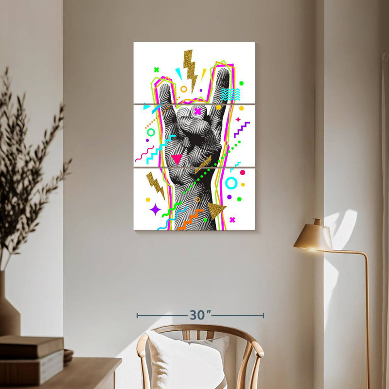 Rock And Roll Hand, 57" H x 36" W
