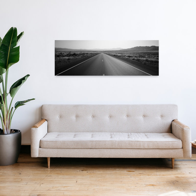 Desert Road Nevada USA by Thomas Winz - Wrapped Canvas Panoramic Print, 40.64 cm H x 121.92 cm W