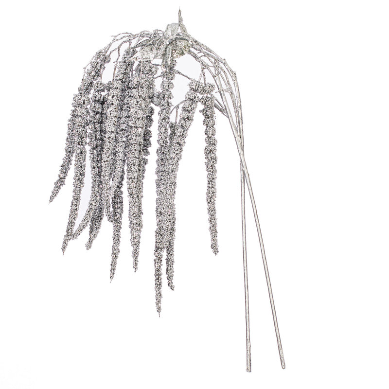 Amaranthus artificiel argent 44 po Primrue 2 par sac. Comprend 2 jets par paquet., Argenté